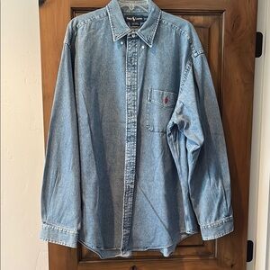 Polo Ralph Lauren Light Blue Denim Shirt